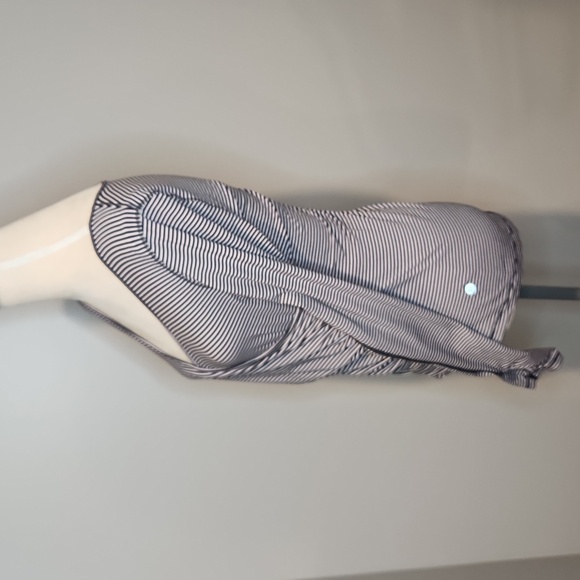 Lululemon Sunset Salutation Long SleeveMini Pop Stripe Black Mink Berry - Picture 7 of 10